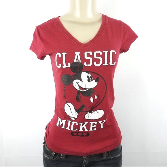 Disney Tops - Vintage DISNEY Classic Mickey Mouse T-Shirt Small